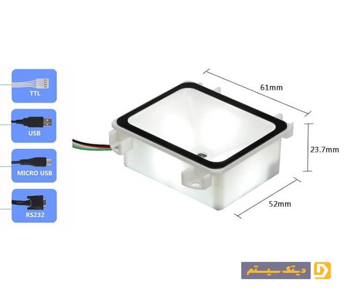 قابلیت اتصالات بارکد اسکنر استند لمسی